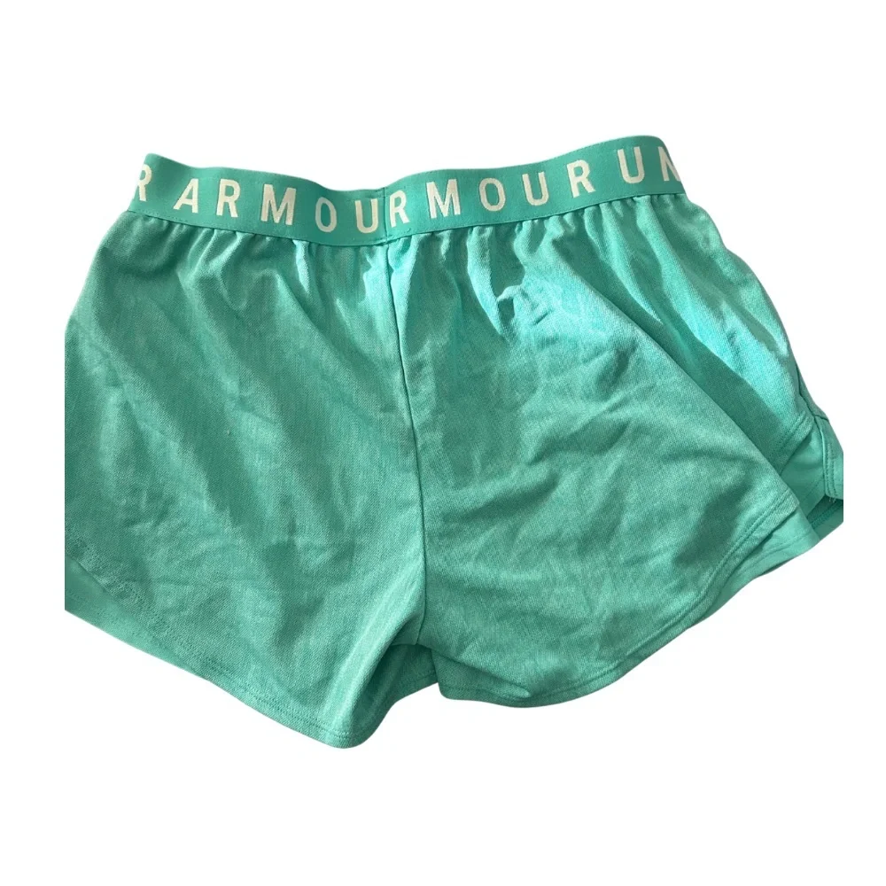 Under Armour Women's Aqua Athletic Shorts - Picture 6 of 7
